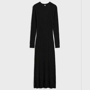 Toteme Cable Knit Wool Dress
